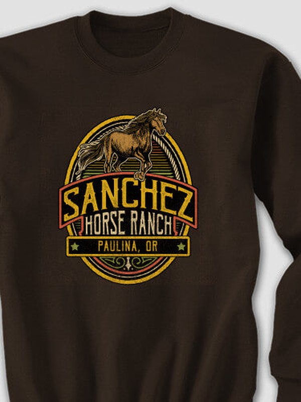 Classic Horse Ranch : Printed Sweatshirts product image 3