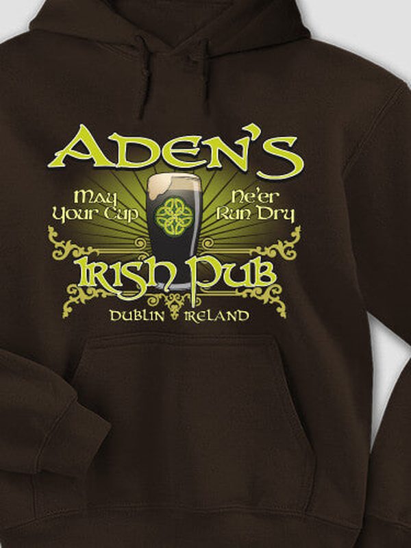 Classic Irish Pub : Printed Hoodies product image 1