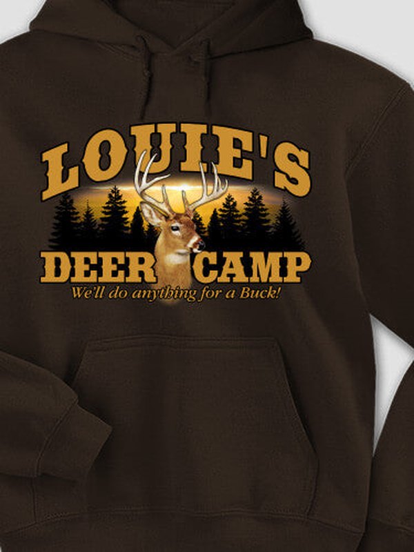 Deer Camp : Printed Hoodies product image 1