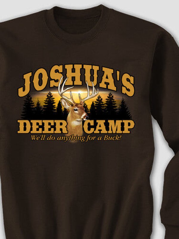Deer Camp : Printed Sweatshirts product image 1