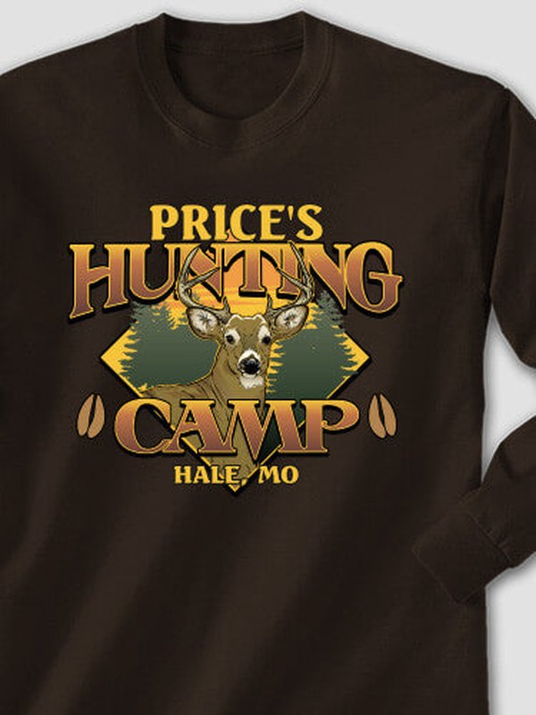 Deer Hunting Camp : Printed Long Sleeves