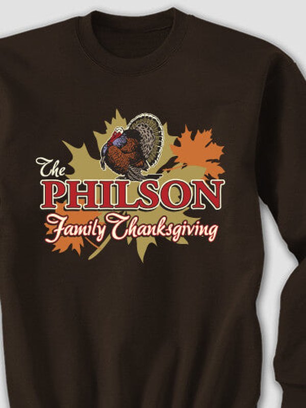 Family Thanksgiving : Printed Sweatshirts product image 1
