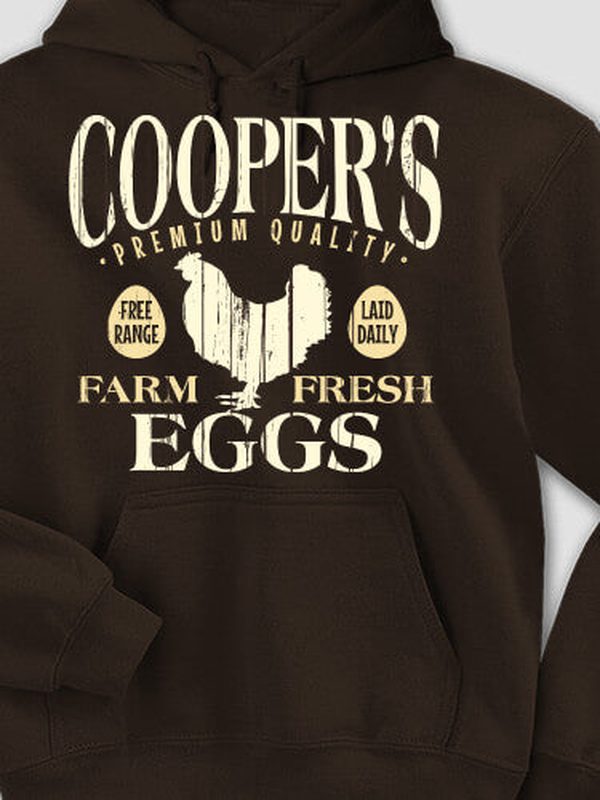 Farm Fresh Eggs : Printed Hoodies product image 2