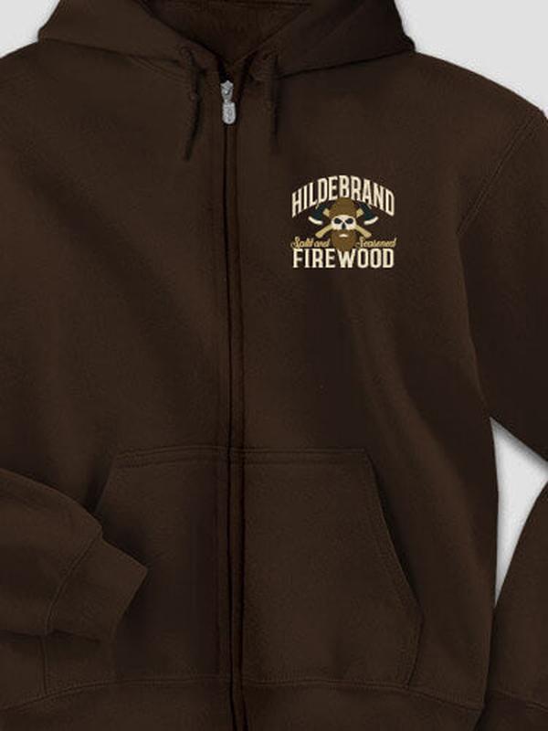 Firewood : Embroidered Zip Hoodies product image 2