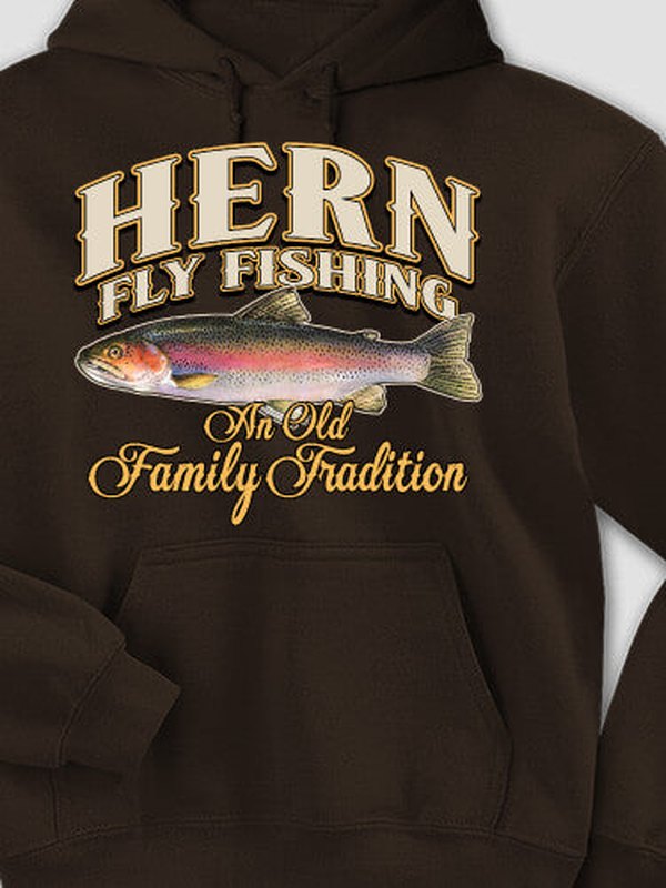 Fly Fishing Family Tradition : Printed Hoodies product image 1