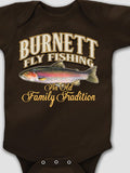 Fly Fishing Family Tradition : Printed Baby Bodysuits