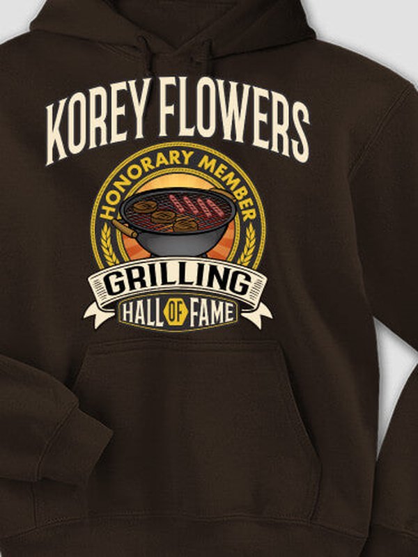 Grilling Hall Of Fame : Printed Hoodies product image 2
