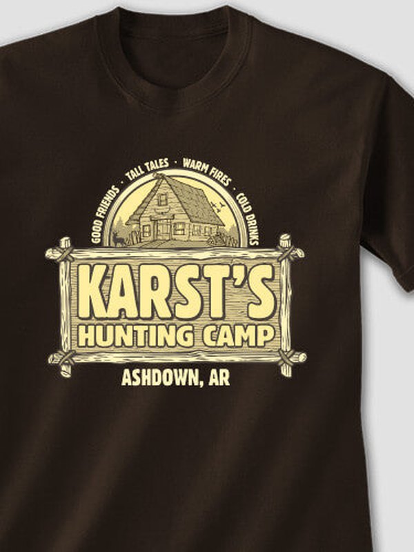 Vintage Hunting Camp : Printed T-Shirts