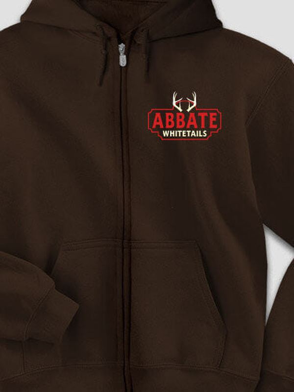 Whitetails : Embroidered Zip Hoodies product image 2