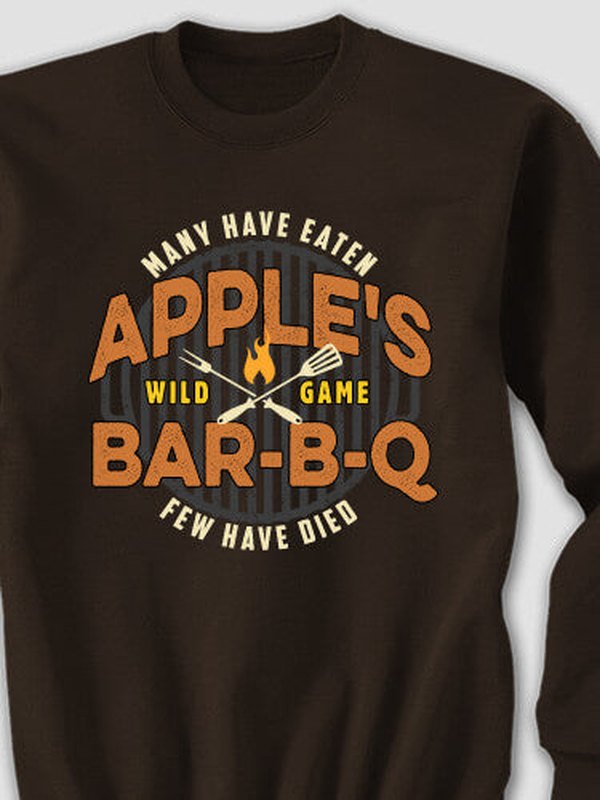 Wild Game Few Have Died BBQ : Printed Sweatshirts product image 2