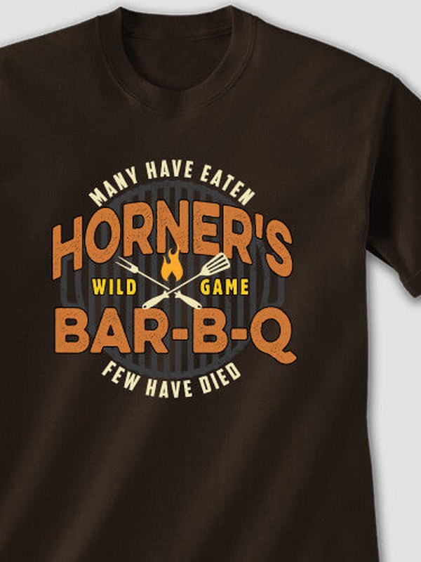 Wild Game Few Have Died BBQ : Printed T-Shirts