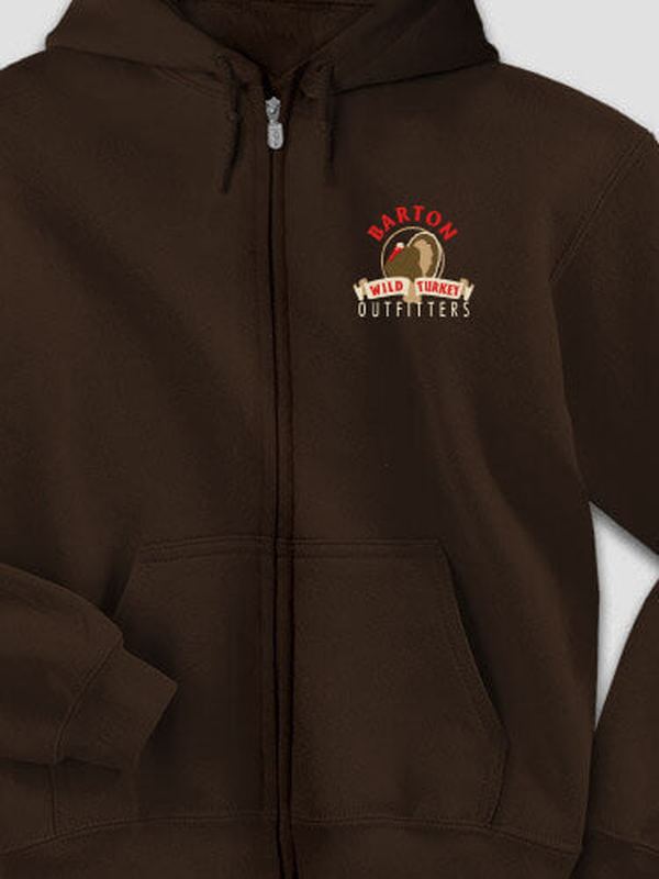 Wild Turkey Outfitters : Embroidered Zip Hoodies product image 2