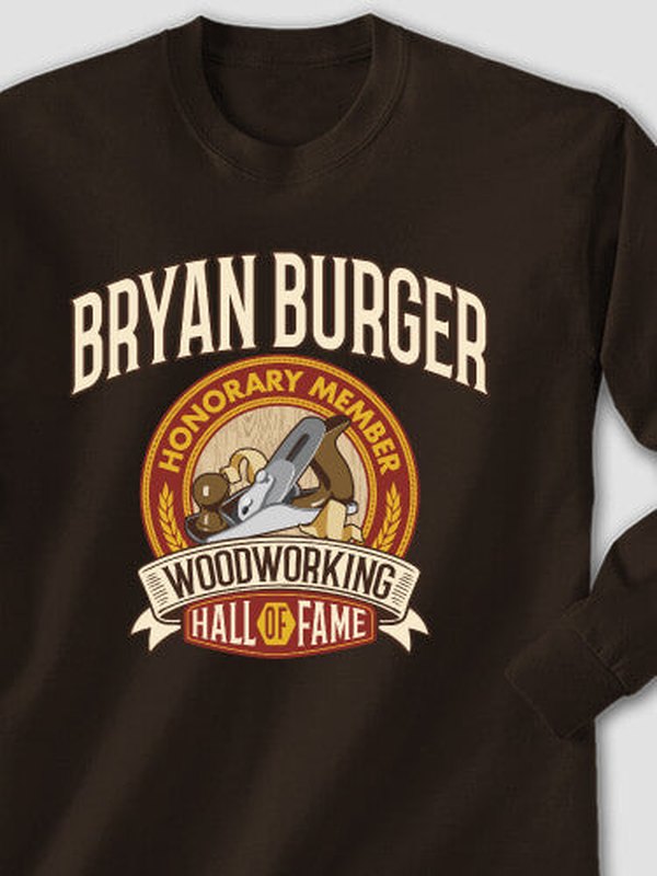 Woodworking Hall Of Fame : Printed Long Sleeves