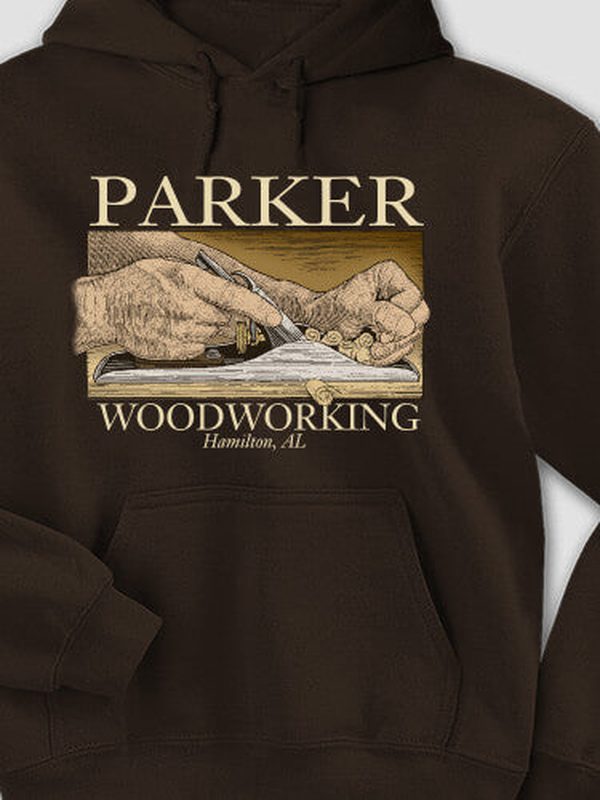 Woodworking : Printed Hoodies product image 2