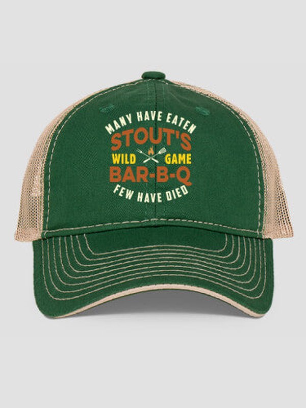 Wild Game Few Have Died BBQ : Embroidered Trucker Hats