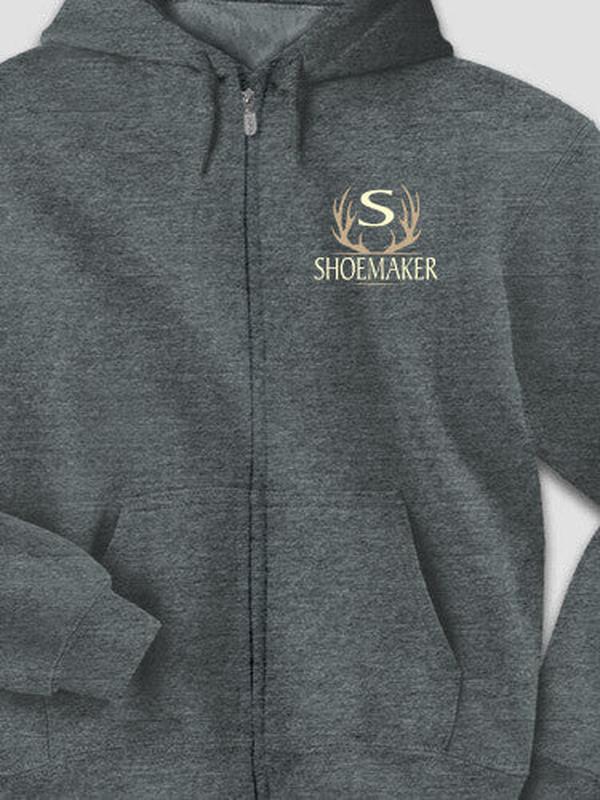 Antler Monogram : Embroidered Zip Hoodies product image 3