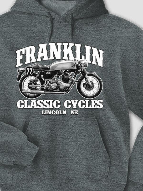 Classic Cycles : Printed Hoodies product image 2