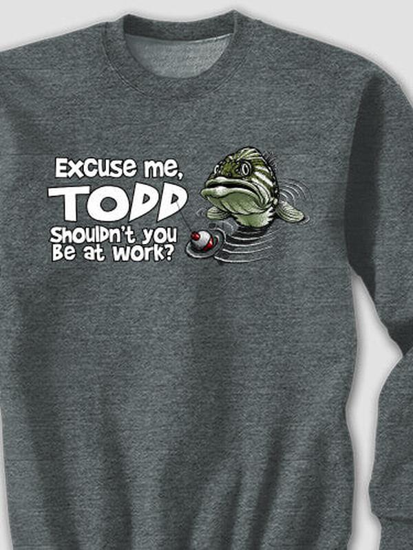Excuse Me Fish : Printed Sweatshirts product image 1