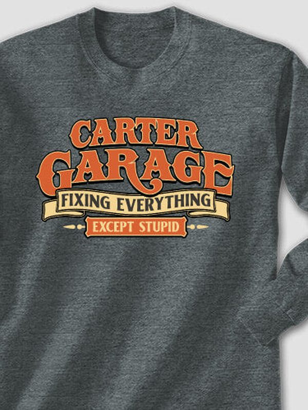 Fixing Everything Garage : Printed Long Sleeves