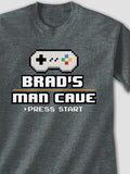 Gamer Man Cave : Printed T-Shirts