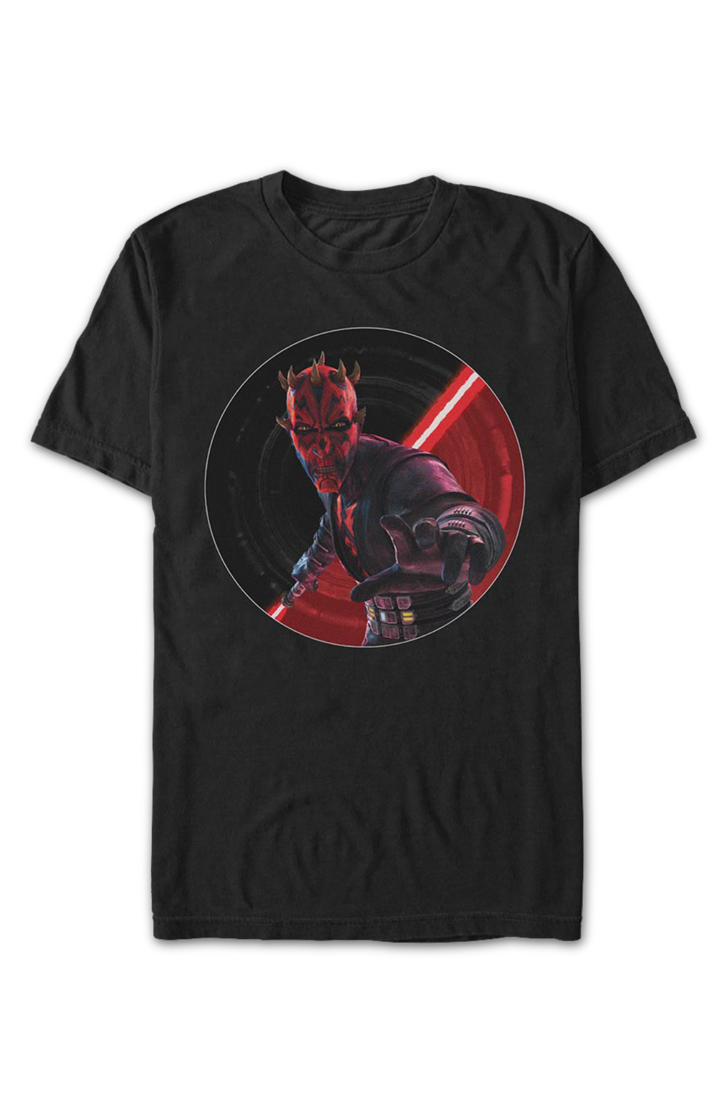 Darth Maul Circle Star Wars T-Shirt product image 2