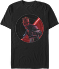 Darth Maul Circle Star Wars T-Shirt product image 1