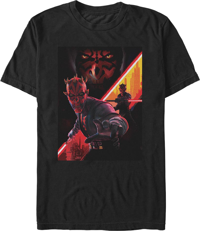 Darth Maul Collage Star Wars T-Shirt product image 1