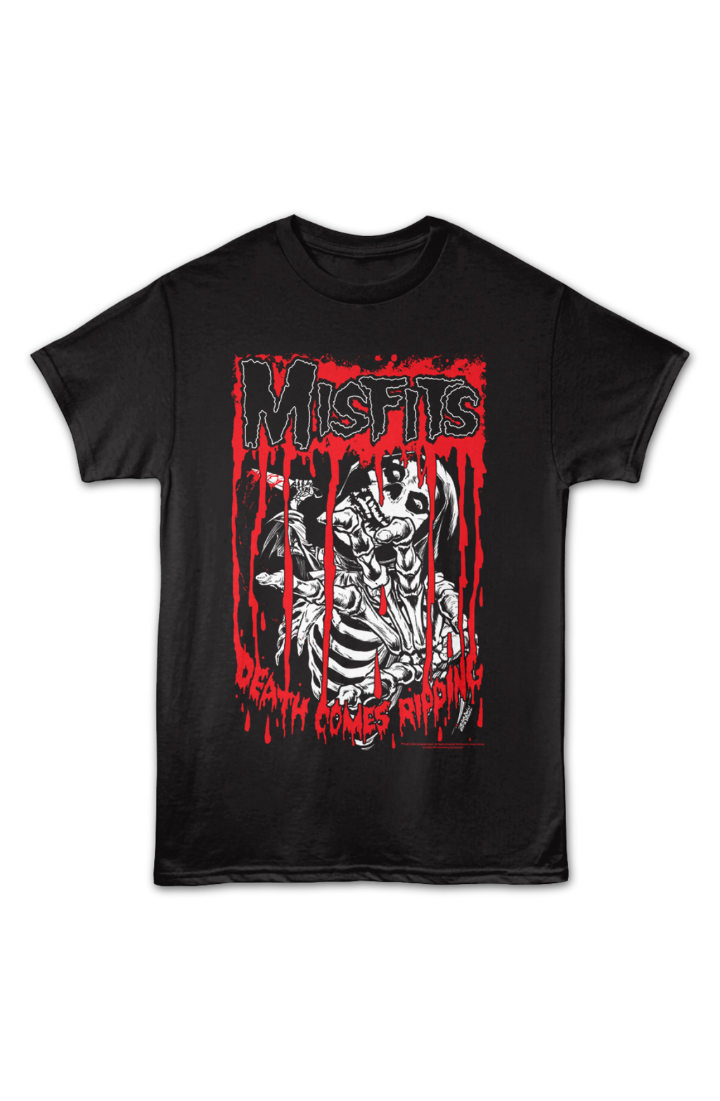Death Comes Ripping Misfits T-Shirt product image 2