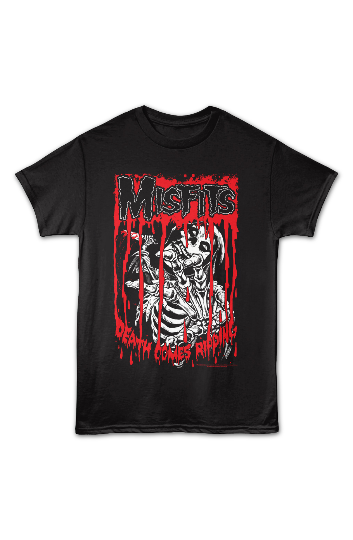 Death Comes Ripping Misfits T-Shirt product image 2