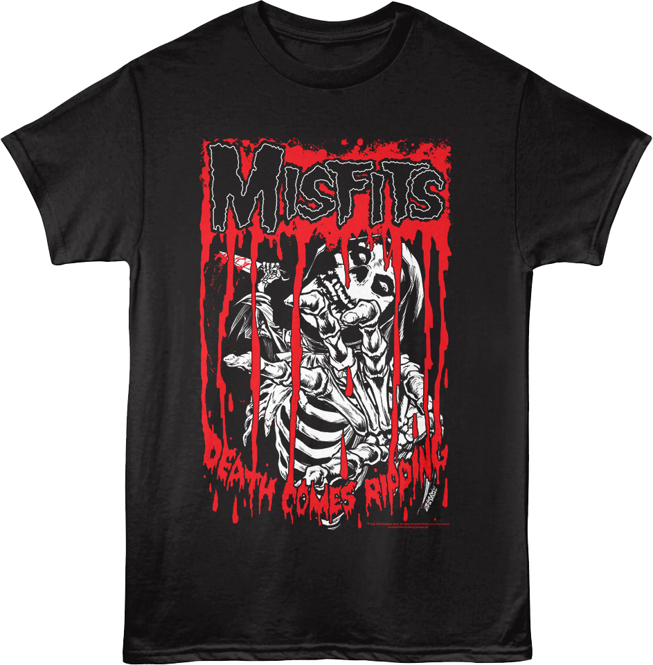 Death Comes Ripping Misfits T-Shirt product image 1