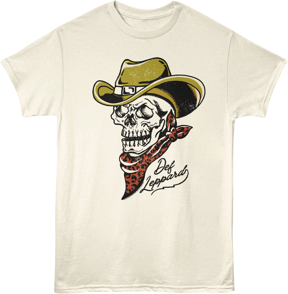 Cowboy Skull Def Leppard T-Shirt product image 1