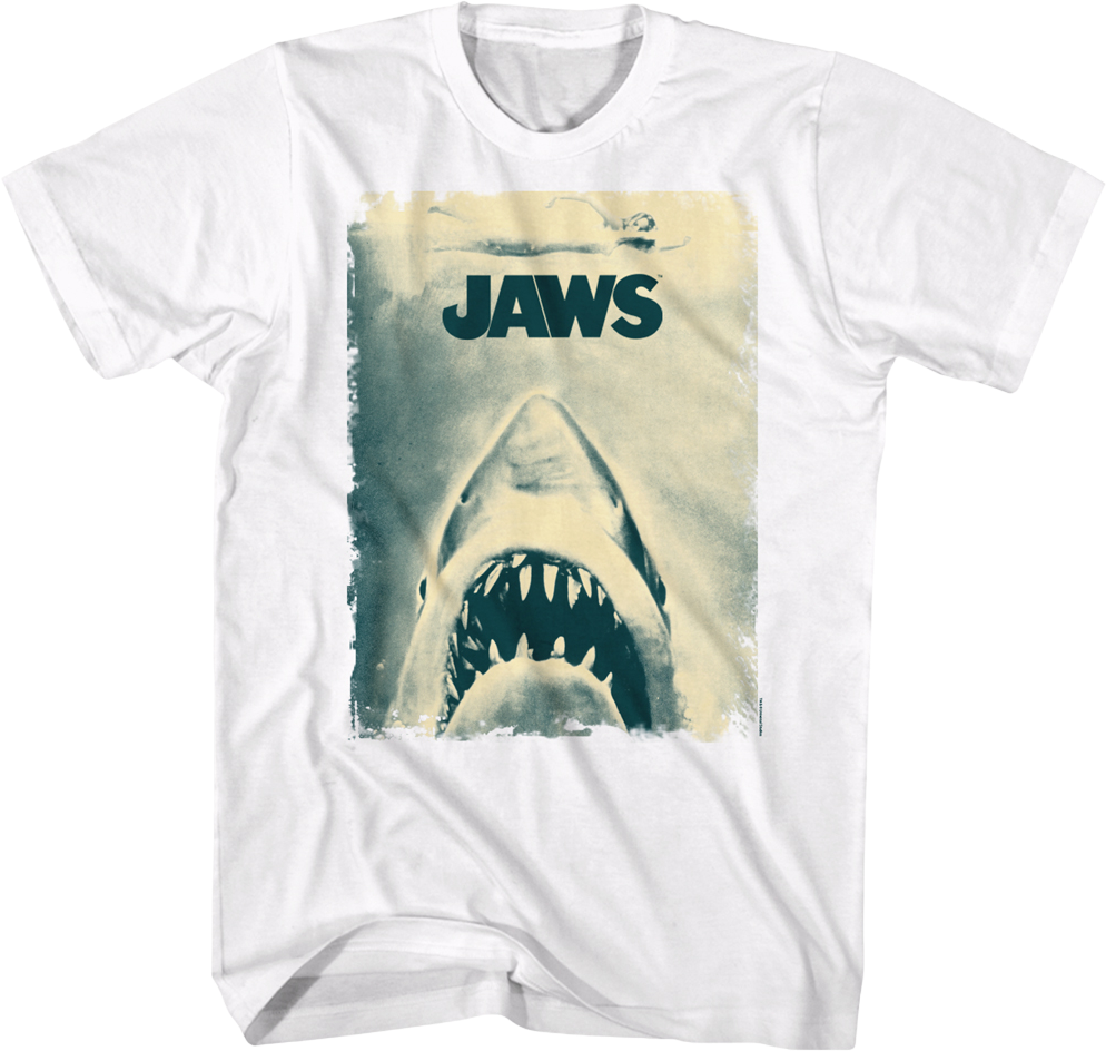 Dual Tone Poster Jaws T-Shirt