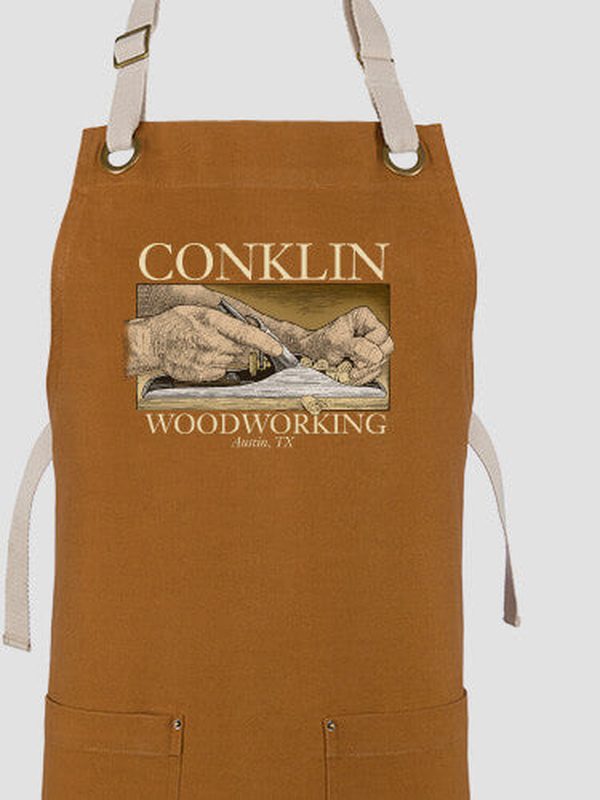 Woodworking : Printed Canvas Work Aprons