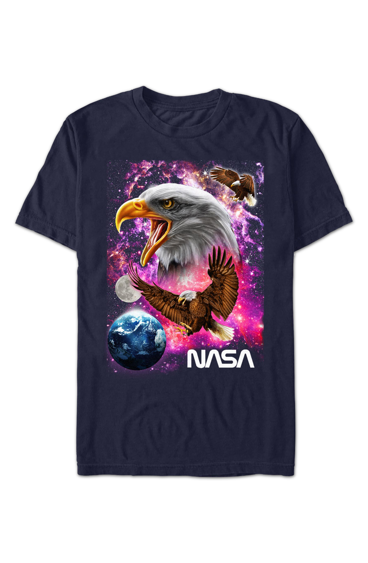 Eagle Collage NASA T-Shirt product image 2