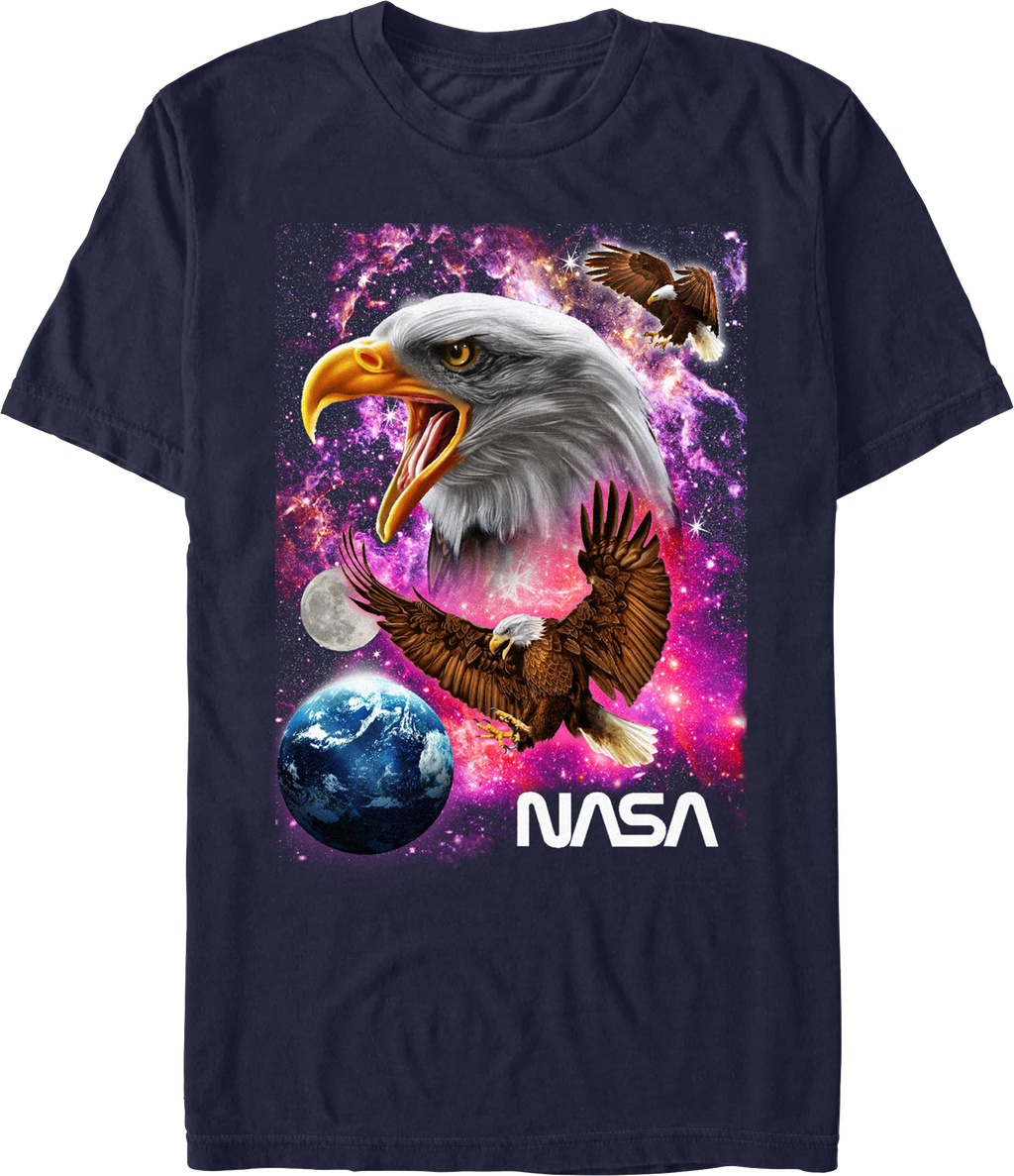 Eagle Collage NASA T-Shirt product image 1