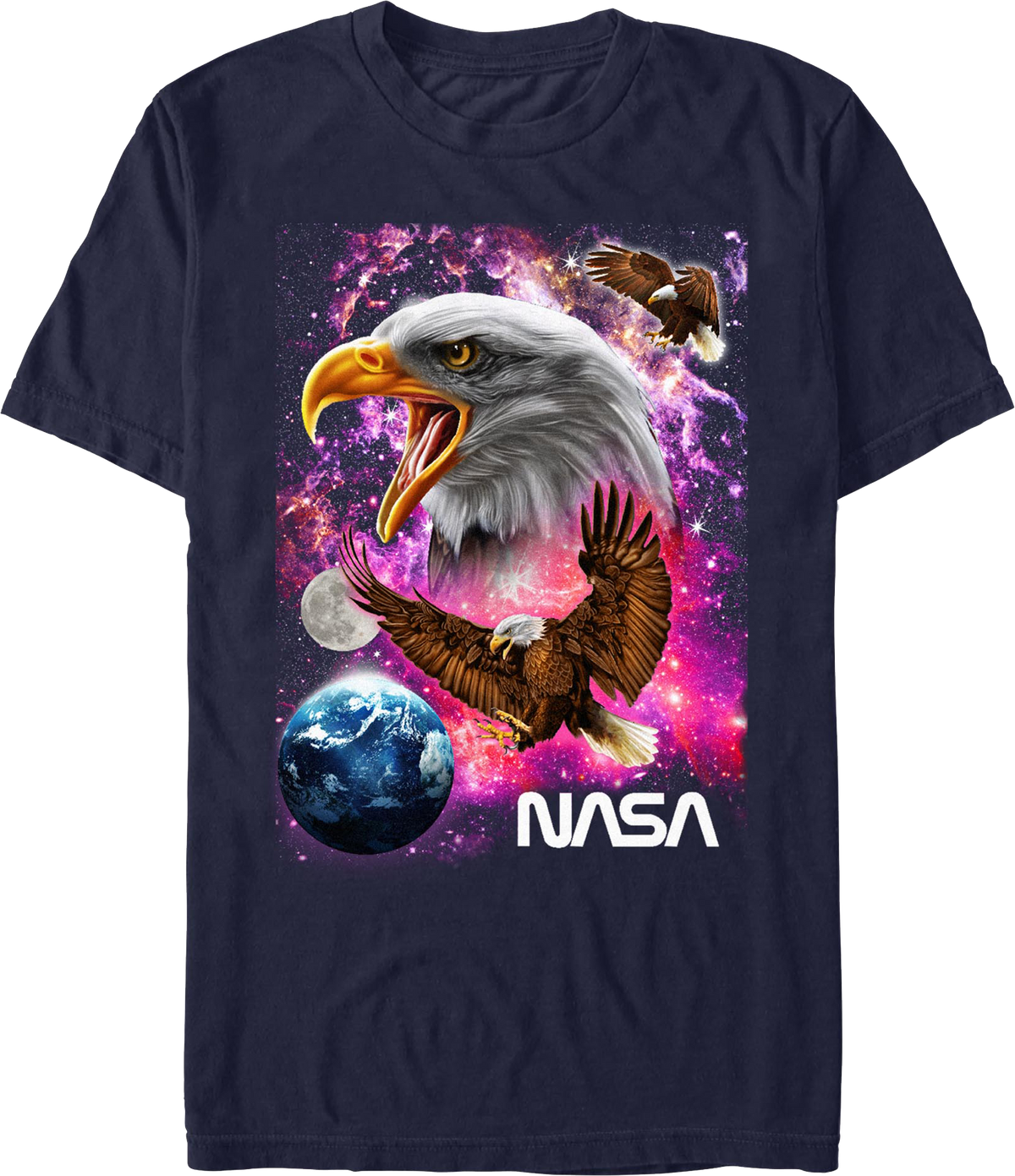 Eagle Collage NASA T-Shirt product image 1