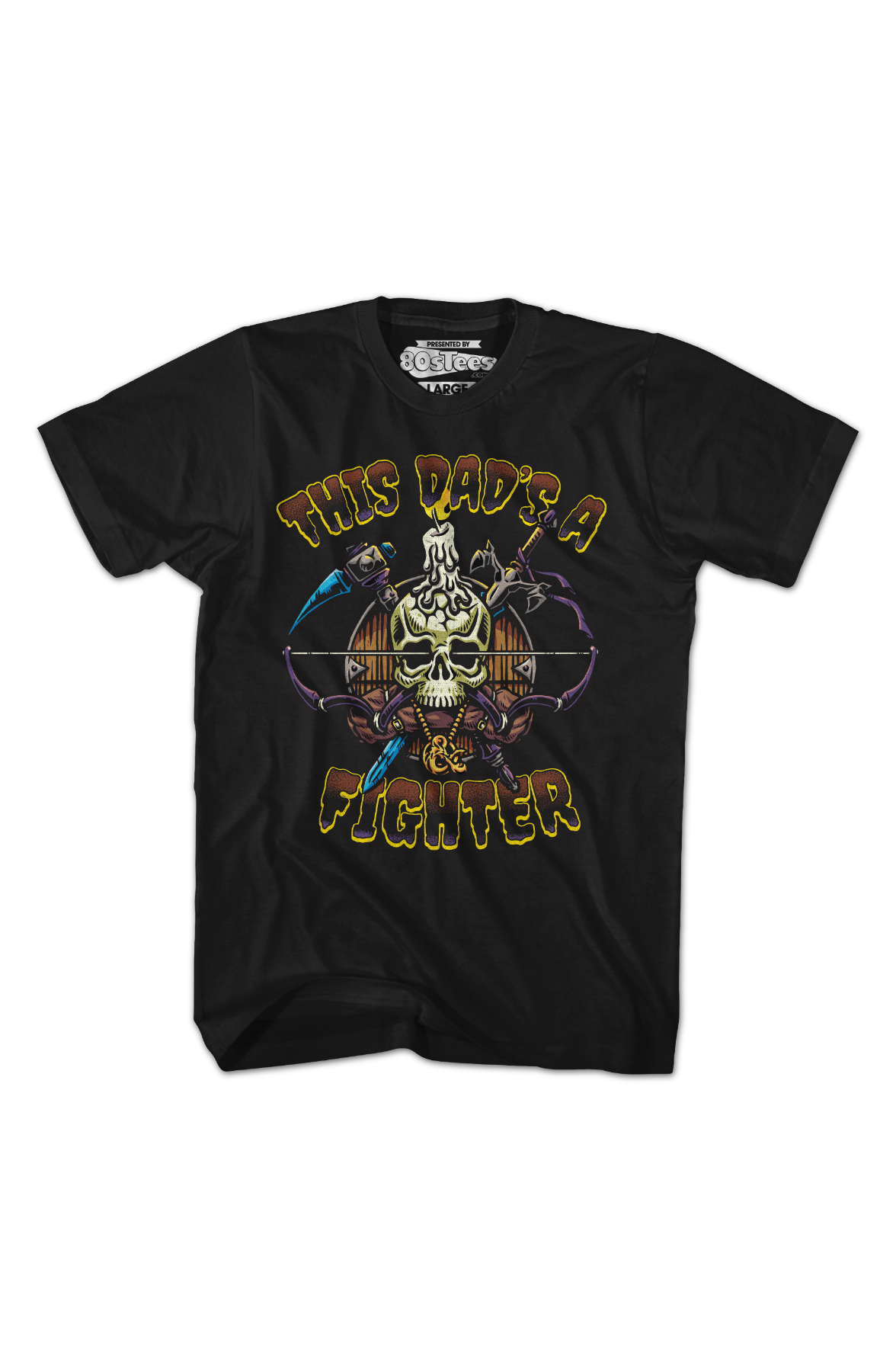 This Dad's A Fighter Dungeons & Dragons T-Shirt product image 2