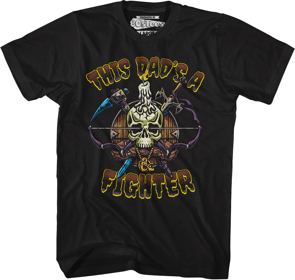 This Dad's A Fighter Dungeons & Dragons T-Shirt product image 1