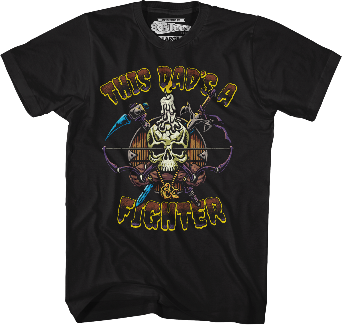 This Dad's A Fighter Dungeons & Dragons T-Shirt product image 1