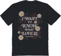 Floral I Want To Know What Love Is Foreigner T-Shirt product image 1
