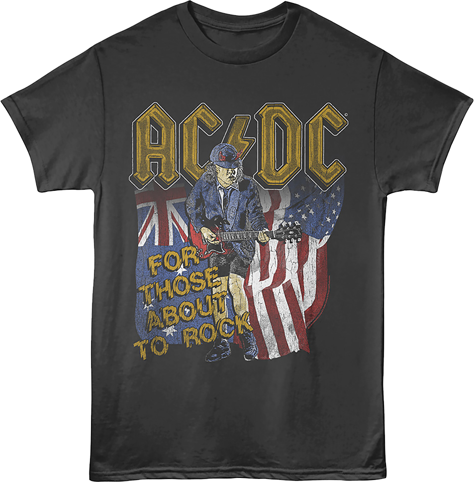 For Those About To Rock Flags ACDC T-Shirt product image 1