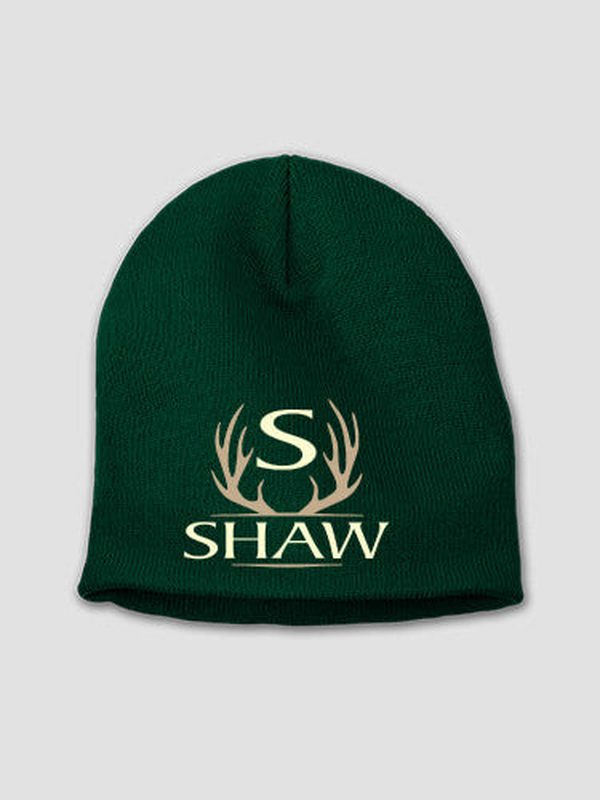 Antler Monogram : Embroidered Beanies
