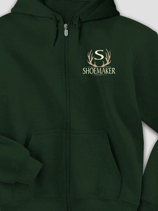 Antler Monogram : Embroidered Zip Hoodies product image 4