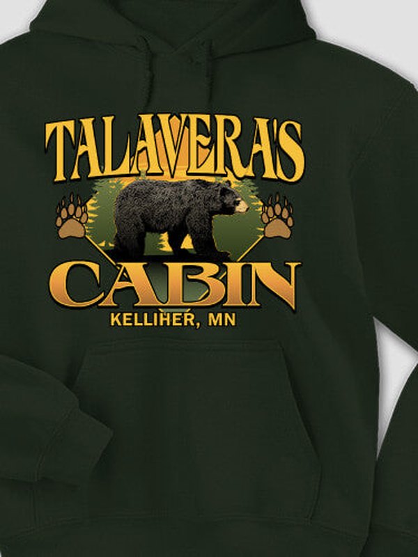 Bear Cabin : Printed Hoodies product image 4