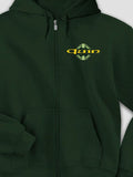 Celtic Cross : Embroidered Zip Hoodies