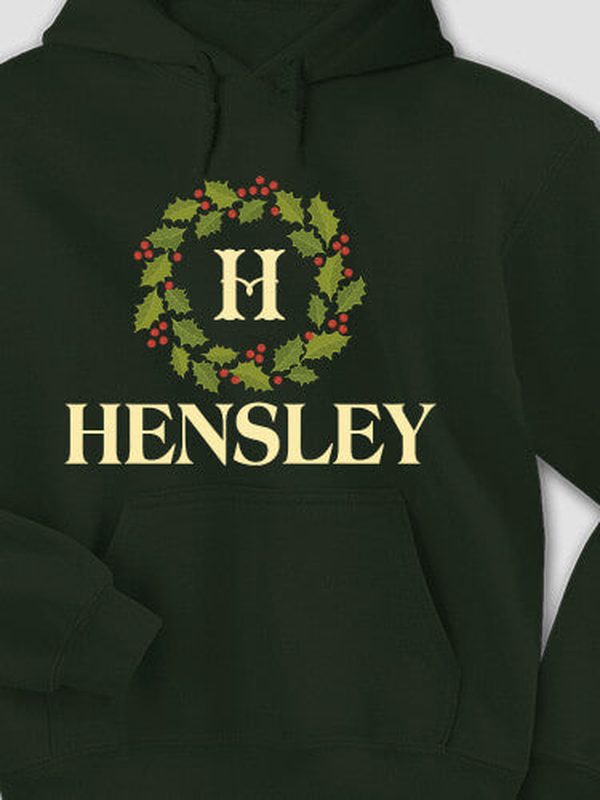 Christmas Monogram : Printed Hoodies product image 2