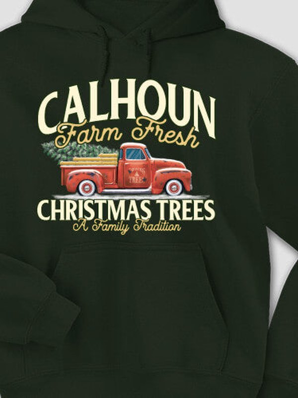 Christmas Tree Farm : Printed Hoodies product image 2