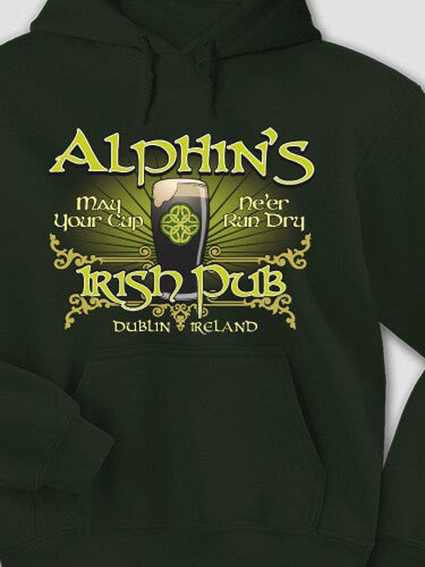 Classic Irish Pub : Printed Hoodies product image 2