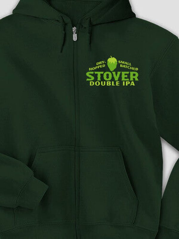 Double IPA : Embroidered Zip Hoodies product image 2