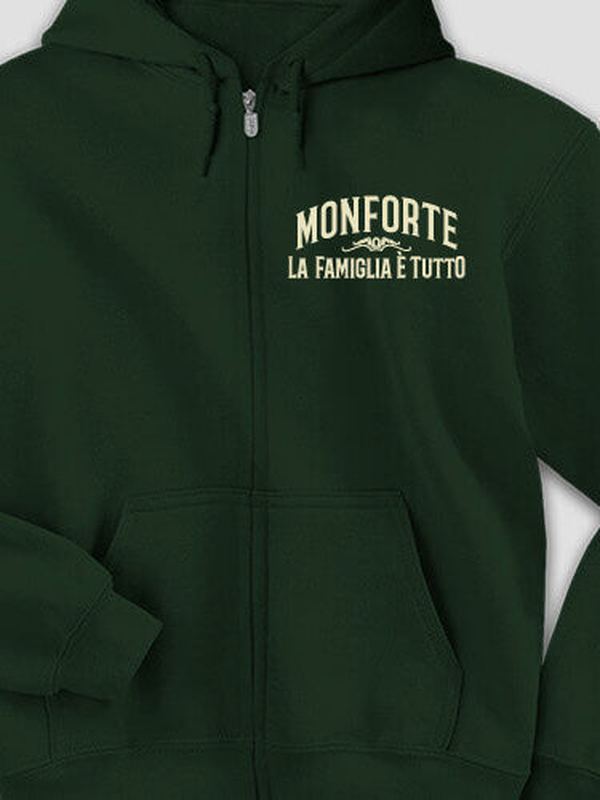 Family Is Everything : Embroidered Zip Hoodies product image 2